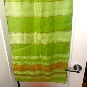 Lemon green scarf Thai style